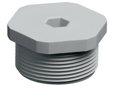 Stop ends, hexagonal, EVSGS, metric