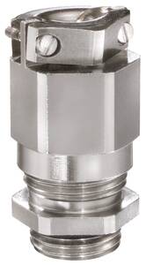 EMSKVZ RW, with strain relief, brass nickel plated