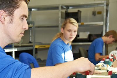 Industrial engineering electrician