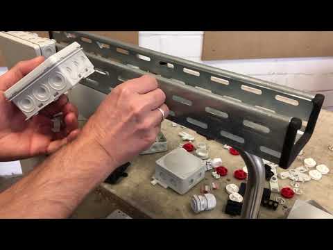 The fixing elements in detail.